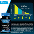 Suplemento lipossômico NAD+ com suplemento de resveratrol nad